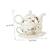 MAGICLULU Juego De Tetera y Taza De Cerámica Tetera De Flores Para Té Vajilla De Cerámica Kit Portátil Para Hogar y Decoración 1 Set Imagen de MAGICLULU Juego De Tetera y Taza De Cerámica Tetera De Flores Para Té Vajilla De Cerámica Kit Portátil Para Hogar y Decoración 1 Set