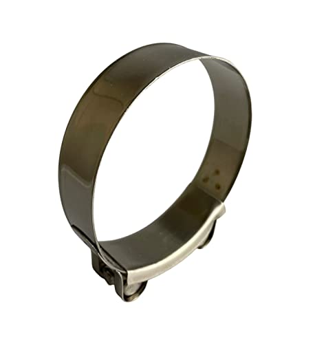 Boltza® Stainless Steel Single Bolt Hose Super Clamp 80-85mm Clip Silicone Rubber Exhaust x4, Silver - Image 3