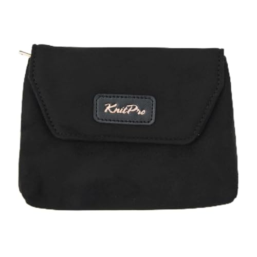 KnitPro Black Notions Pouch for Knitting Accessories