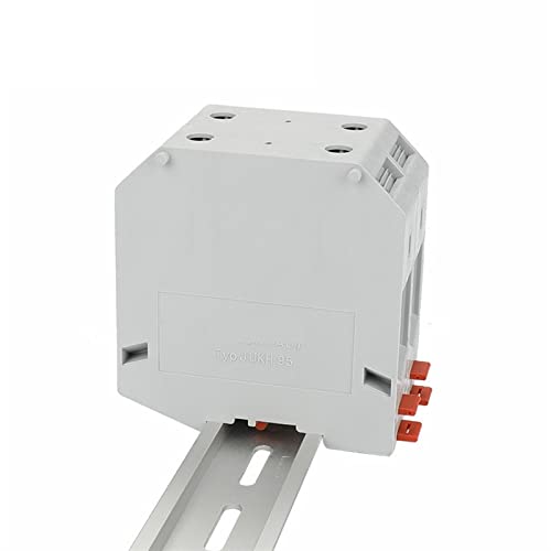 Bornier électrique UKH 95 douki connecteur à vis haute intensité pour rail DIN bleu