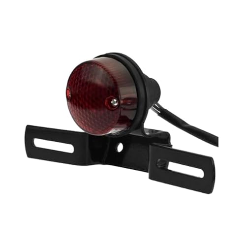 Clignotants moto 12V et feu stop électrique avec support noir pour résoudre les défauts de visibilité