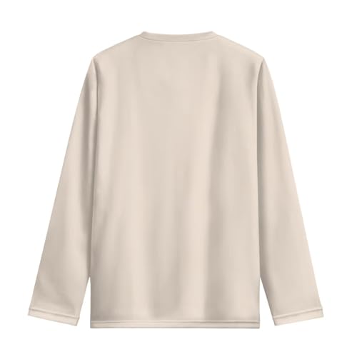 Image of Girls Long Sleeve Shirt with Cute Graphic Casual Pullover Tops 3-16Y