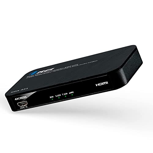 image for OREI eARC 4K 60Hz Audio Extractor, Converter Sound Bar 18G HDMI 2.0 AR