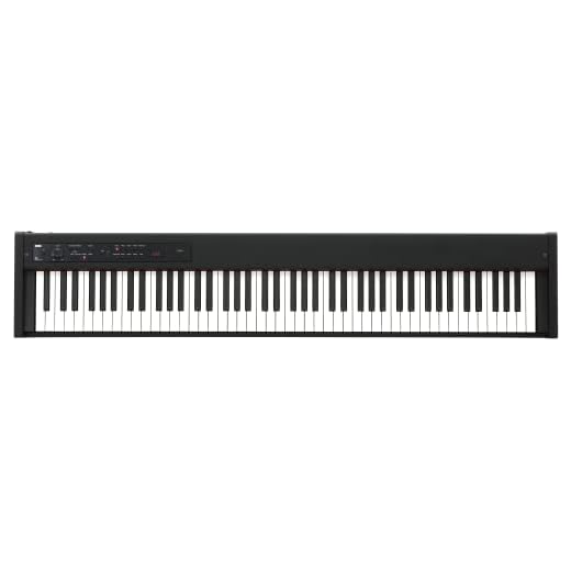 KORG - D1 - BK Piano stage colore nero, cabinet compatto e leggero; tastiera 88 tasti a pesatura graduale RH3