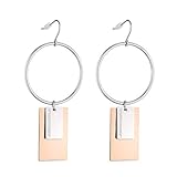  Ohrhänger mit Anhänger aus Edelstahl