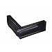 Taylor Made Products 46076 Dock Pro Vinyl Dock Bumpers (Corner 10" x 10" ,Black)