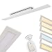 Produktbild LED Deckenpanel Ailik, Deckenleuchte aus Metall in Weiß, dimmbare Deckenlampe mit Fernbedienung, max. 21,5 Watt, 1680 Lumen, Lichtfarbe 2700-5000 Kelvin