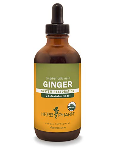 Herb Pharm Certified Organic Ginger Liquid Extract for Digestive Support - 4 Ounce