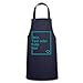 Spreadshirt Personalisierbare Kochschürze Selbst Gestalten mit Foto und Text Wunschmotiv Kochschürze, Navy