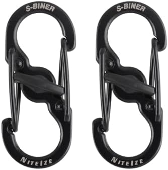 Nite Ize LSBM-01-2R3 S-Biner Micro Lock, Black, 2-Pack - 5