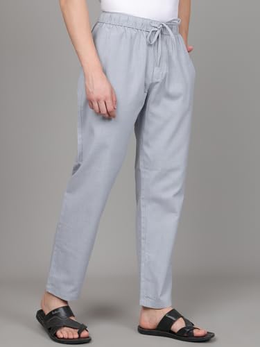 Image of Majestic Man Comfort Fit Solid Cotton Blend Casual Style Lounge Pyjama with 3 Pockets & Zip Closure