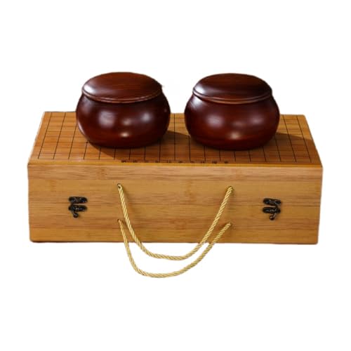 QeMiyg 囲碁セット 折りたたみ碁盤 携帯・収納便利 初心者?中級者向け 厚手盤面 竹碁笥 模造翡翠碁石 家庭用 学校用 旅行に最適 子供・大人 プレゼント ギフト (ナツメ壷 + 模造翡翠 + 厚手碁盤)