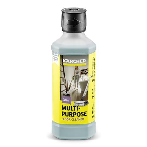Limpiador de suelos universal RM 536 de Kärcher, para resultados sin rayas en todos los suelos duros, 500ml de producto generan 40l de líquido limpiador una vez diluido