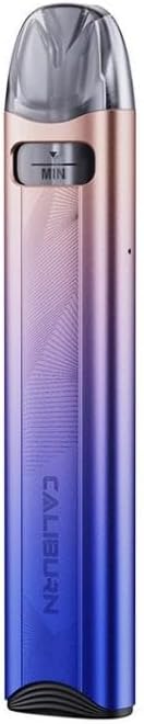 UwellCaliburn A3S Pod System Side Filled 2mL (Iris Purple) Compact, Classy and Upgraded Uwell Vape POD E Cigarette Vape Kit No Nicotine