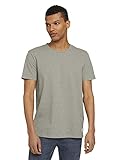 Passform: Basic Fit TOM TAILOR Denim Herren 1025593 Structure T-Shirt, 27140-Olive Dot Triangle Print, XXL