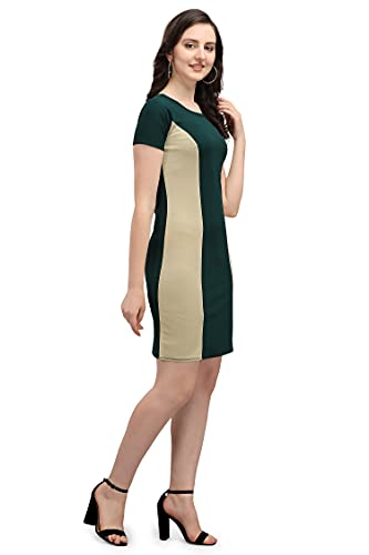 Image of PURVAJA Women's Bodycon Knee Length Dress(Lucy-111-112-113-114)