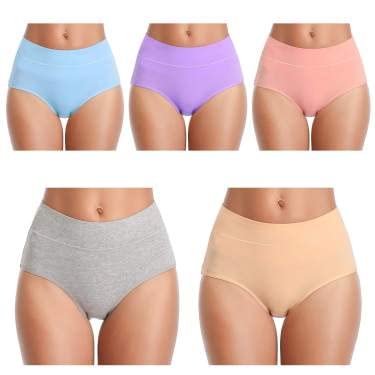 geifa Pantie for Women Daily Use | Antibacterial Seamless Panties | Girls | Ladies Thongs | Soft Cotton Women's Pack of 5-picture-11