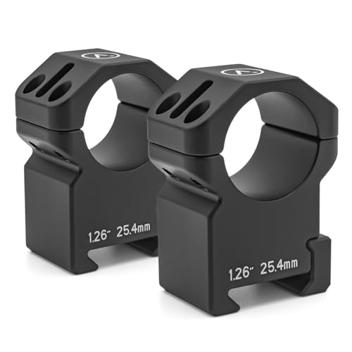 SZFEIC Rifle Scope Rings, Precision CNC Machined from 7075 Aluminum, Compatible with Picatinny Rails, Available in 1.26