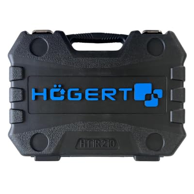 Image of Hogert Technik Germany 24 psc Socket Set 1 /2 Inch sq Drive for Heavy Duty Professional Use