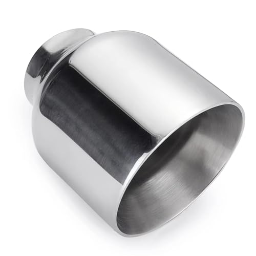 Tuyau d'échappement universel voiture embouts muraux inoxydable 63mm 101mm