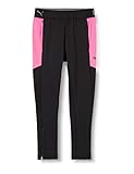 PUMA ftblNXT Pant Jr Jogginghose, Black-Luminous Pink, 176