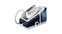 Braun CareStyle 7 Pro IS7282BL, Steam Generator Iron with FreeGlide 3D Technology, Smart iCareMode, Vertical Ironing, Anti Drip, Detachable 2L Water Tank, 2700W, Blue