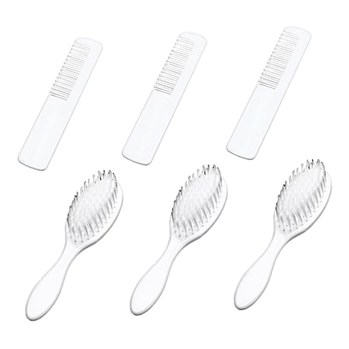ERINGOGO 3Juegos Peines Para Bebés Kit De Cuidado Del Cabelludo Para Masaje Cabello Infantil Para Nacidos y Pequeños