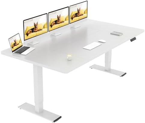 SANODESK 180 x 80 cm Escritorio Elevable Eléctrico con 2 Motores,...