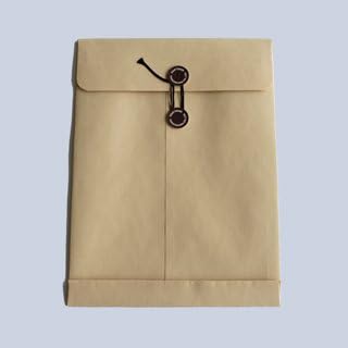 ハート クラフト封筒 角3 保存袋(マチつき) クラフト 120g/m2 400枚 b0306