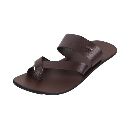 Image of Metro Men Synthetic Leather Chappal