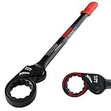 ironcube Jumbo Friction Type Ratcheting Wrench: 1-1/2 Inch Heavy Duty Large Spanner for Big Nuts in Industrial Machinery, Construction & Automotive Maintenance