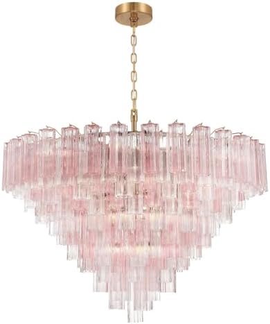 Crystorama Addis 49'' Aged Brass Chandelier
