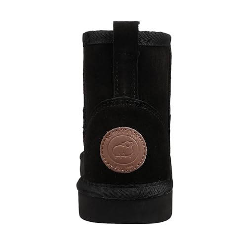 Lamo Kora Short Boots for Women -Chic Water resistant Suede Ankle Boots, Ortholite Foam Footbed with Removable Australian Sheepskin, NeverWet Stain Protection - Winter Footwear3