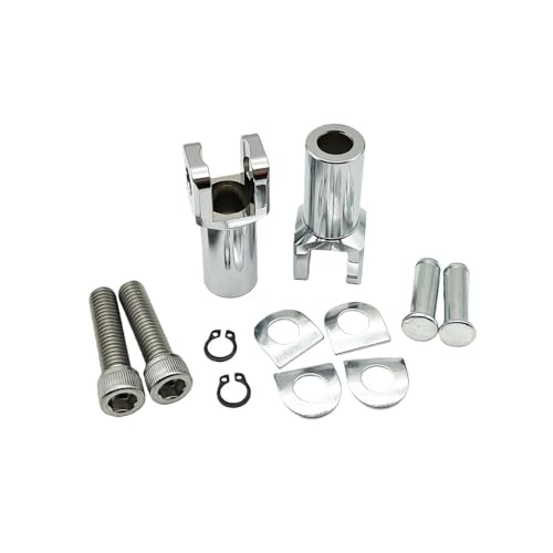 Estriberas traseras motocicleta Fat Boy con soporte estribo pasajero de 2,25 pulgadas