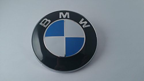 BMW azul blanco 82 mm 3.23 (Hood Front Logo Emblema autoadhesivas