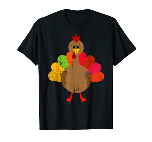 Divertido lindo pavo Acción de Gracias hombres mujeres regalo Camiseta