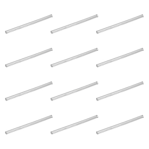uxcell 50Pcs 304 Stainless Steel Compression Springs, 0.5mm x 3mm x 45mm Small & Tiny Pen Spring for Home Repair & DIY, Workshop & Industrial Use, (Silver Tone)
