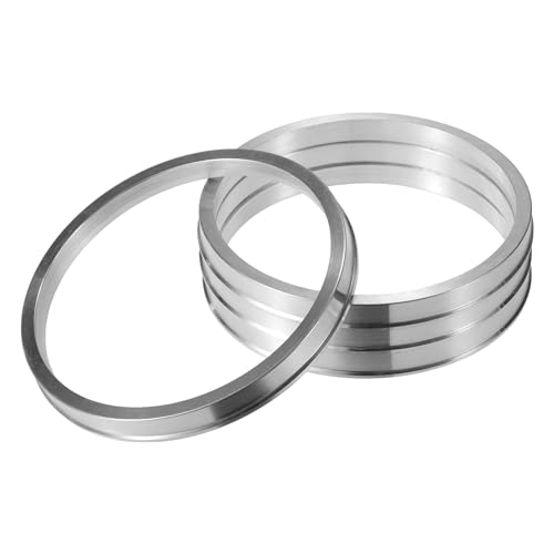 QUARKZMAN 4 Piezas Anillos Centradores De Aleación De Aluminio, Diámetro Exterior 110 Mm A Diámetro Interior 100 Mm para Cubos De Rueda De Coche