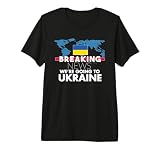 Breaking News We're Going To Ukraine Family Trip Matching Premium Tri-blend T-Shirt