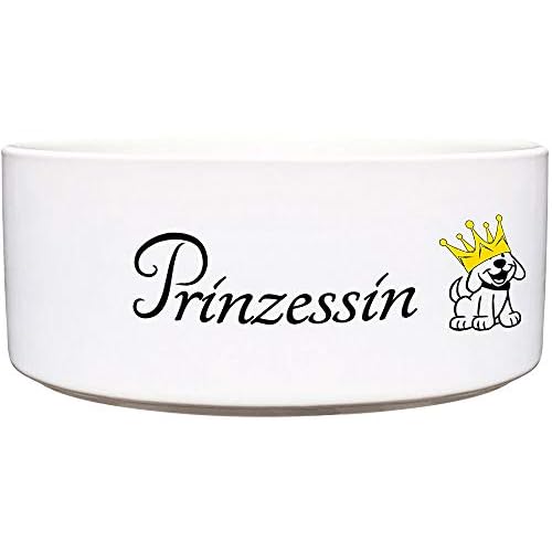 Cadouri Keramik Hundenapf » Prinzessin « Futternapf Wassernapf - 1.300 ml