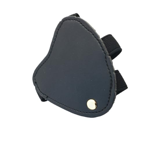 Anneome 1pc Leather Archery Hand Protector Finger Cover Finger Guard for Sport Comfortable and Tear Resistant Design for