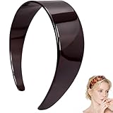 Elegante estética de los años 2000 y acabado premium: abraza la tendencia con esta diadema de concha de tortuga con diseño inspirado en los años 2000. La brillante diadema de carey pulida a mano eleva cualquier aspecto, desde mezclilla casual hasta atuendo de oficina, ofreciendo un estilo atemporal de 