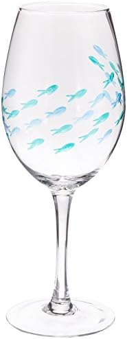 Abbott Collection Blue and Green Fish Goblets
