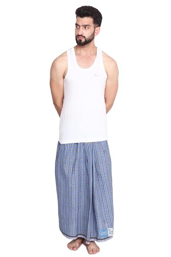 Gowri Tex Elastic Premium Cotton Lungis Pack Of 1