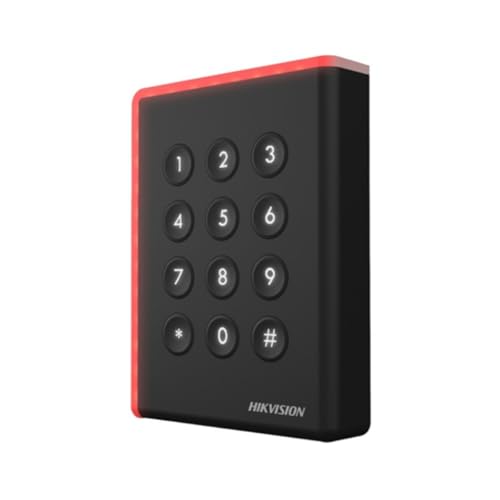 Contrôle d'accès Hikvision DS K1108ADK Lecteur Carte MF DESFire et PIN - vue 3