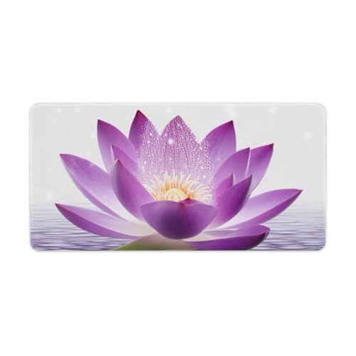 Mouse Pad grande blanco de goma antideslizante 60x30 cm