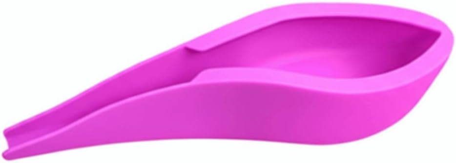 Reusable Silicone Female Urinal – Portable Pee Funnel for Women, No Leak Design for Travel, Hiking & Camping,7.68in Length(Purple)