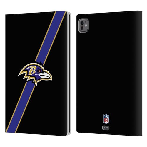 Protection iPad Pro 11 M4 NFL Baltimore Ravens étui cuir 2024 2025