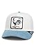 Goorin Bros. Core Combo Trucker Hat for Men and Women, White (Rooster Fan Institution Ball Club), One Size