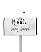 Magnetic Mailbox Cover Bathroom Rules Text Theme Wash Your Hands Standard Size Removable Post Letter Box Cover Waterproof Garden Yard Outdoor Decoration